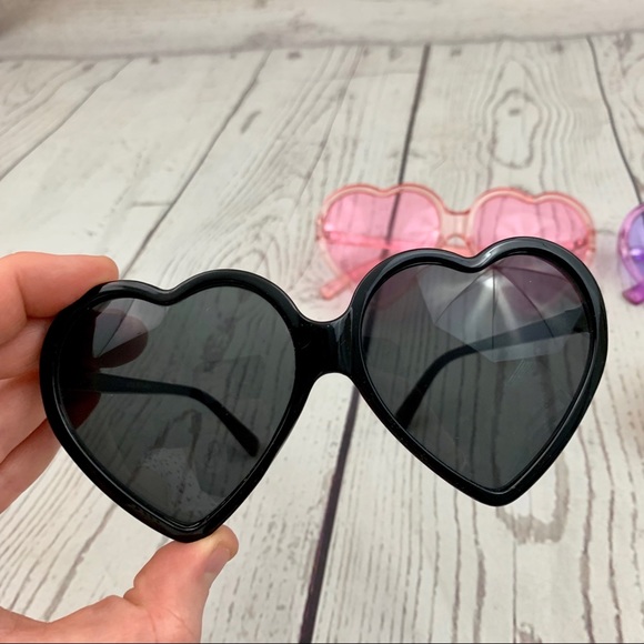 Novelty heart shape colorful sunglasses novelty - Picture 3 of 6